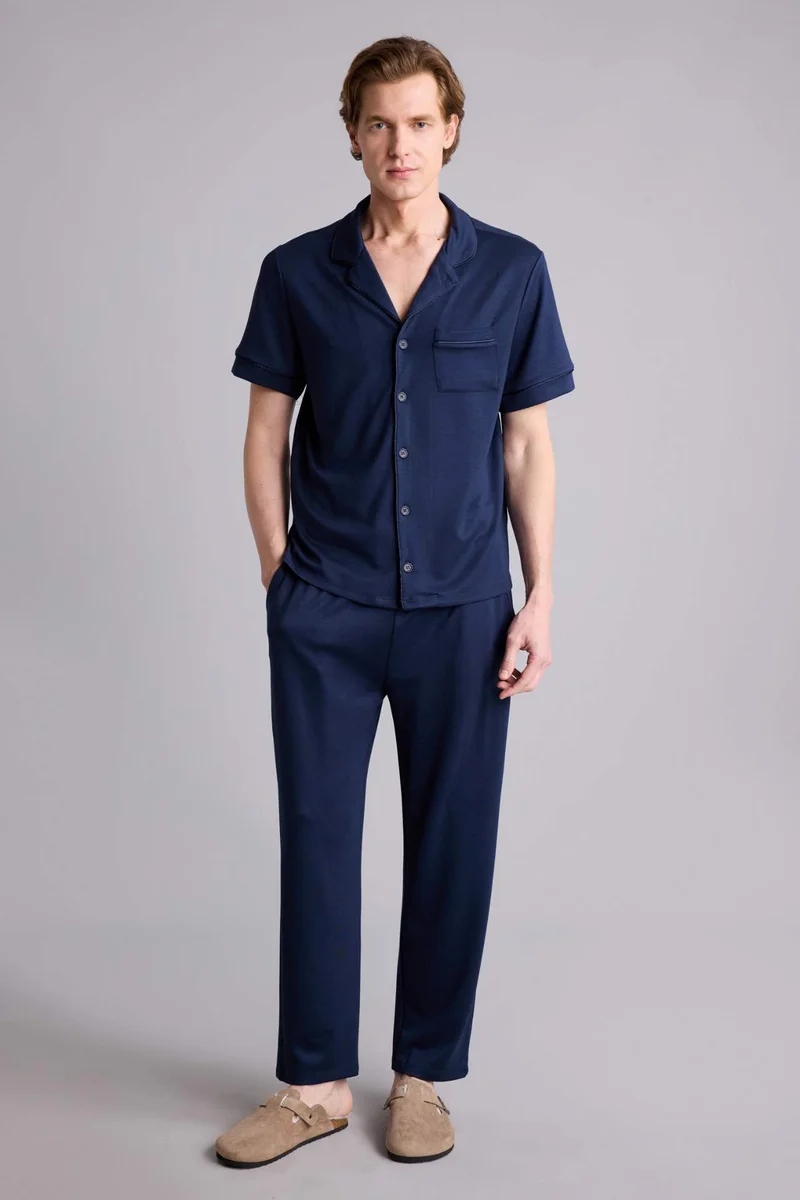 ديفاكتو Regular Fit Long Sleeve 2 Piece Set