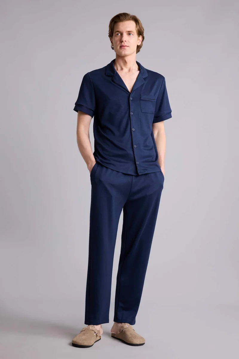 ديفاكتو Regular Fit Long Sleeve 2 Piece Set
