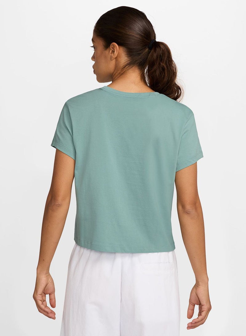 Nike Nsw Club Hybrid Logo T-Shirt - Image 2