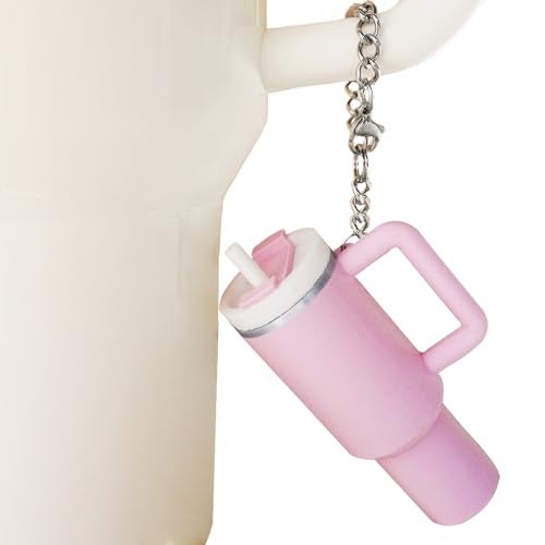 Dreamfocus Mini Cup Keychain Charms for Stanley 40 oz Tumbler Handle - Image 1