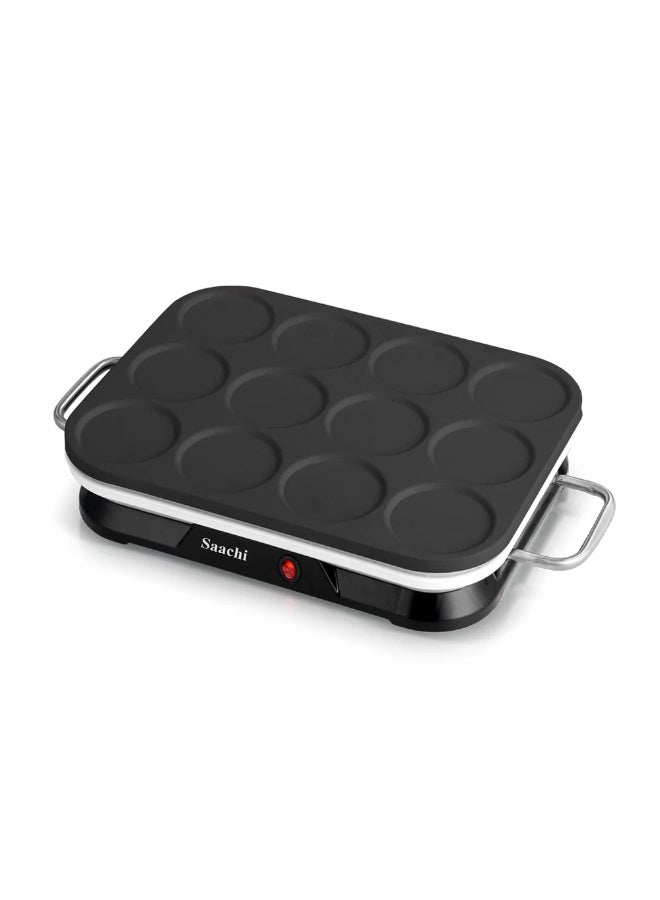 Sachi Saachi 2-in-1 Pancake & Mini Crepe Maker NL-CM-1860, 1600W Electric Breakfast Maker with 12 Mini Pancake & Crepe Slots, Auto Temperature Contro - Image 5