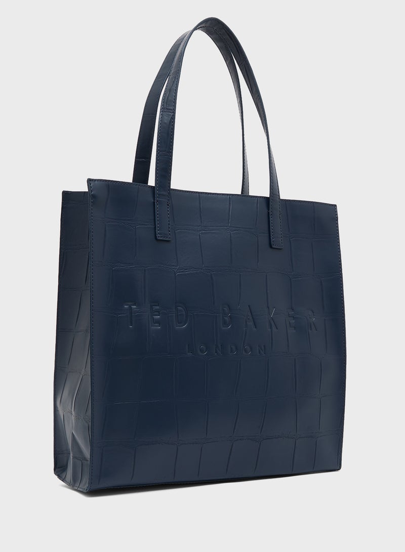 Ted Baker Croc Effect Large Icon tote  - Image 3