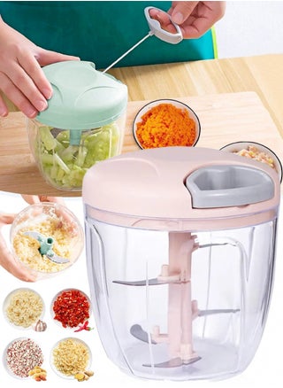 Pink Color Hand Cutter Chopper