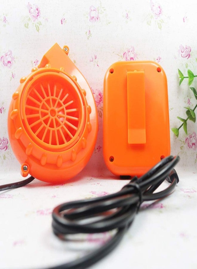 Kiddale Originals Fan Mini Fan Blower for Dinosaur Costume Doll Mascot Head or Other Inflatable Game Clothing Suits,Orange(Upgraded Version) - Image 2