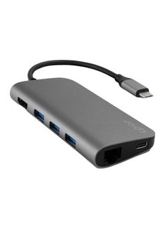 NIBEMINENT USB Type-C Hub Grey  - Image 1