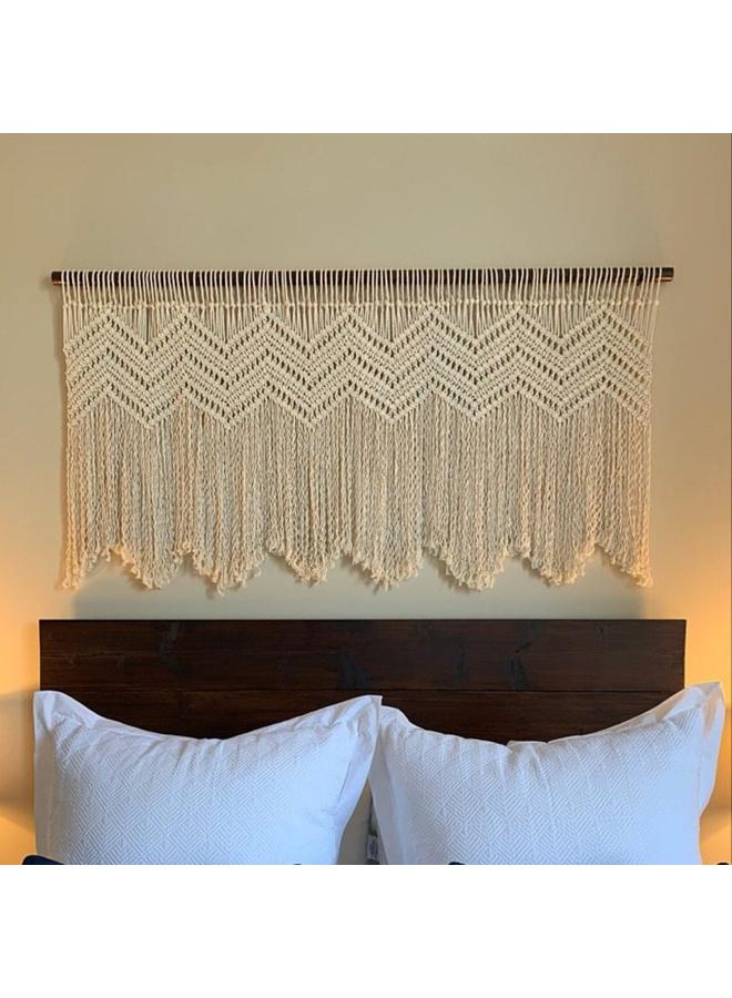 Bluejw Homestay Room Decoration Cotton Rope Woven Curtain Curtain Tapestry Handmade Wall Decoration Wall Hanging Bohemian Style New Style - Image 4