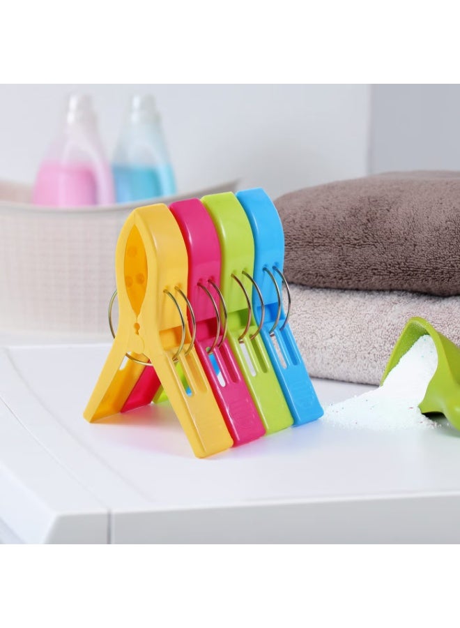 Lynacz Original Beach Towel Clips, Plastic Clothes Pegs, Chair Clips Towel Holder Hanging Clip Clamps for Beach Chair, Blankets, Pool Loungers and Cruise, 8 Packs - Image 5