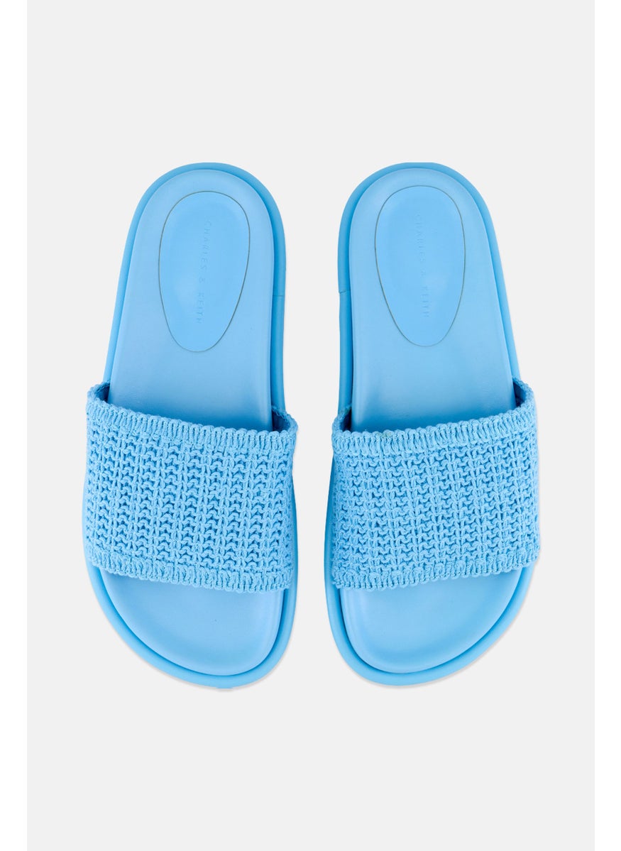 Women Knitted Slip On Slippers, Turquoise - pzsku/Z349C4E6BE713B89BA320Z/45/_/1737642297/395aec73-7287-449a-b7ac-b4d6c557ab44