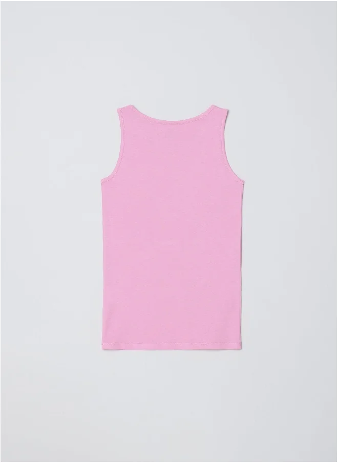 او في اس OVS Girls 2-Pack Singlets - Pink