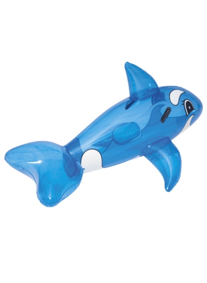 Bestway Transparent Whale Ride-On Float for Kids 157 × 94 cm - Image 4