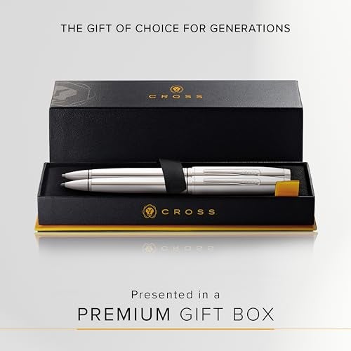 Cross Coventry Polished Chrome Pen and Pencil Gift Set - Image 4