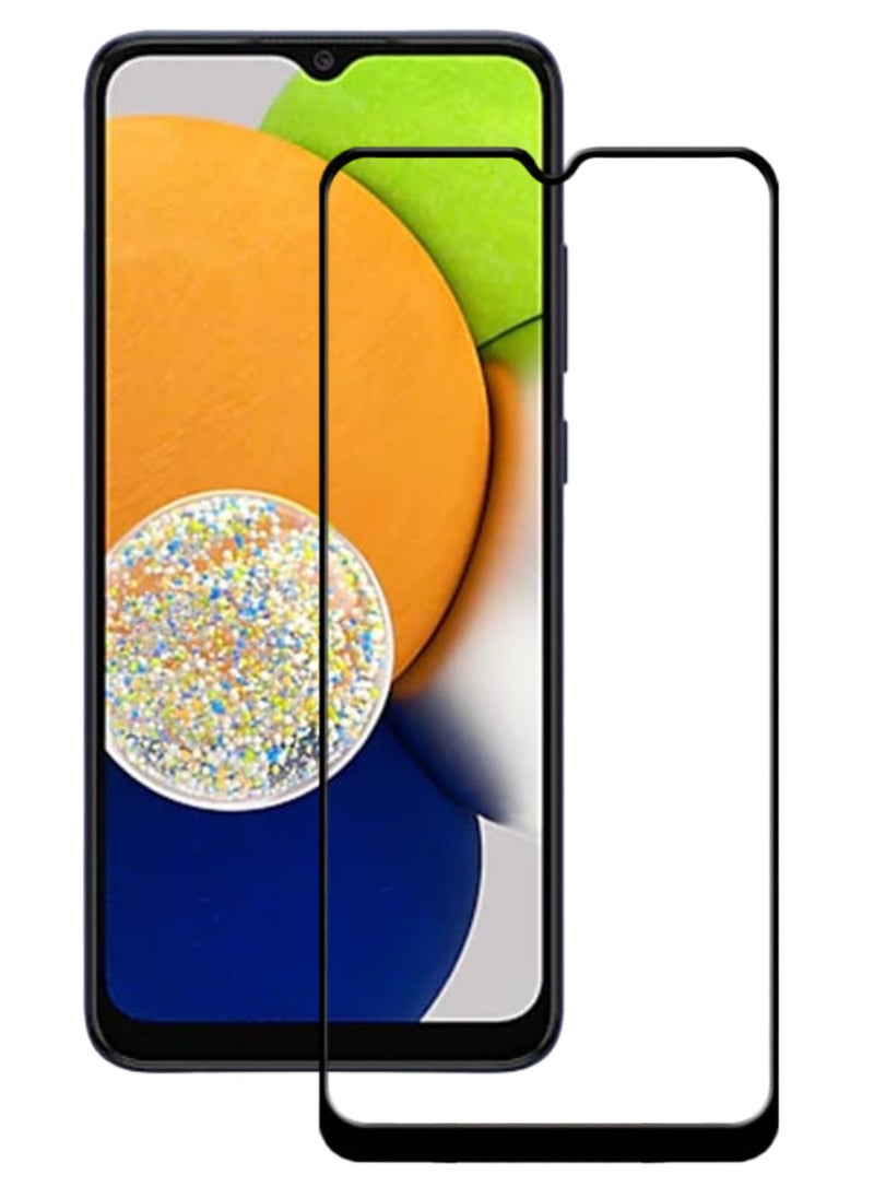 ACLIX Antistatic ESD Dustproof Premium Quality High Definition Tempered Glass Screen Protector Designed For Samsung Galaxy A03 - Image 1