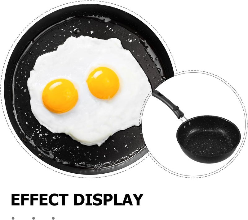 Nonstick Omelette Maker Pan Small 20cm Maifan Stone Skillet Frying Pan Induction Compatible Egg for Kitchen Cooking - Image 3