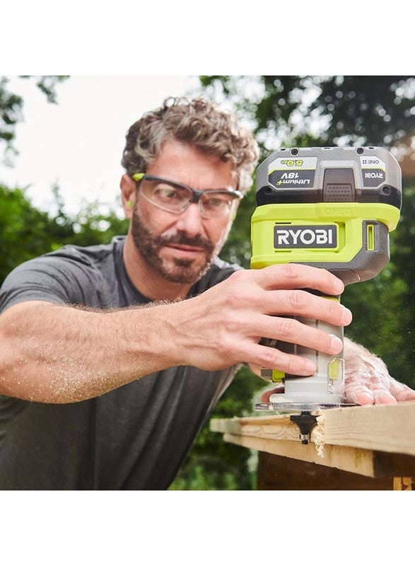 Ryobi Cordless Wood Trimmer Router 6 mm, 18V, Max. Cutting Capacity 38mm, Without Battery And Charger - Image 4