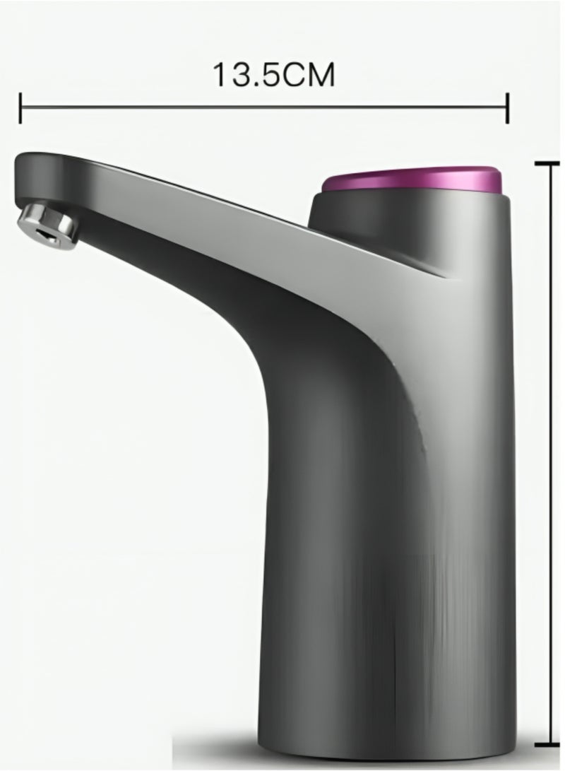 تنم مضخة مياه كهربائية قابلة لإعادة الشحن لعبوات المياه سعة 5 جالون – تشغيل بلمسة واحدة - Image 2