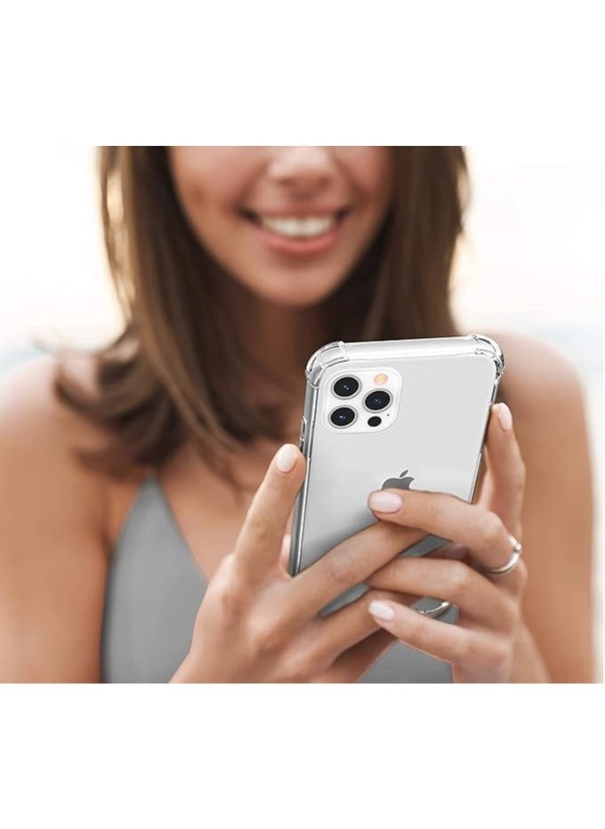 Generic - Clear Case, for iPhone 12 and iPhone 12 Pro Anti-Yellow Slim Protective Case, Shock-Absorbing Case,Transparent TPU - Image 1