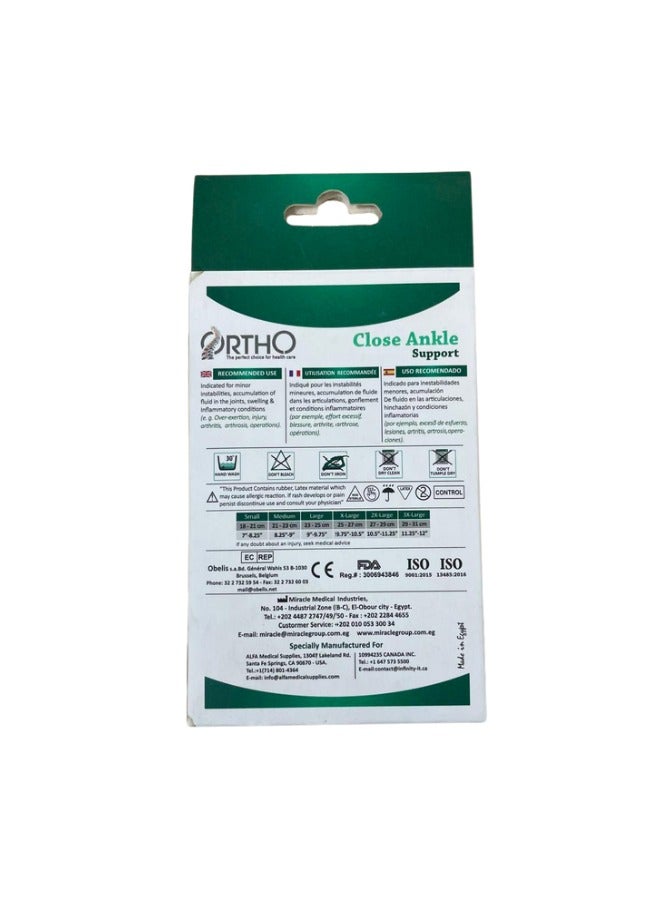 أورثو Ortho Closed Ankle Support - Image 2