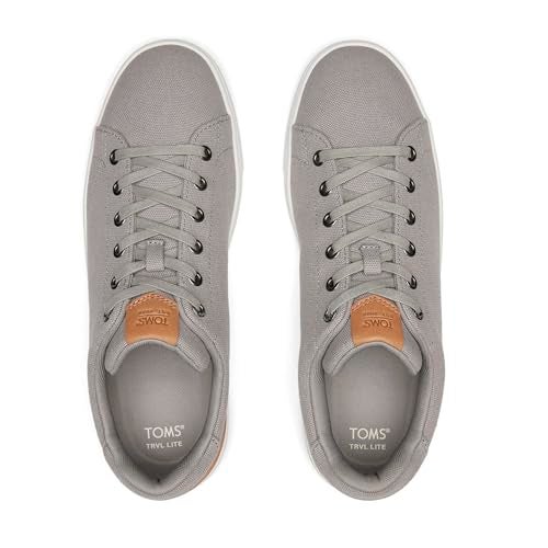 TOMS mens Trvl Lite 2.0 Low Sneaker, Drizzle Grey Canvas, 9.5 US - Image 5