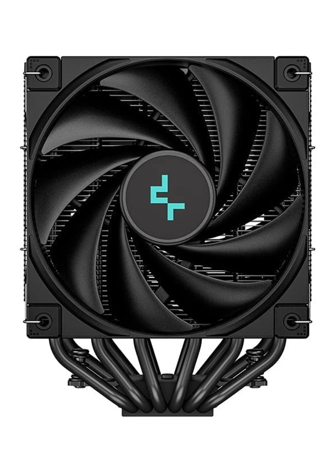DEEPCOOL مبرد وحدة المعالجة المركزية DeepCool AK620 ZERO Dark All Black Edition، سرعة المروحة 500-1850 دورة في الدقيقة، تدفق الهواء 68.99 قدم مكعب في الدقيقة، المحمل الديناميكي للسائل 260 وات، LGA2066/2011-v3/2011/AM5/AM4، أسود R-AK620-BKNNMT-G-1  - Image 5