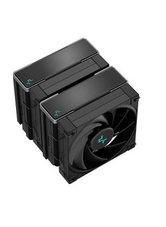 DEEPCOOL DeepCool AK620 ZERO Dark All Black Edition CPU Cooler 500-1850 RPM Fan Speed 68 99 CFM Airflow Fluid Dynamic Bearing 260W Power LGA2066/2011-v3/2011/AM5/AM4 Black R-AK620-BKNNMT-G-1  - Image 4