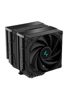 DEEPCOOL DeepCool AK620 ZERO Dark All Black Edition CPU Cooler 500-1850 RPM Fan Speed 68 99 CFM Airflow Fluid Dynamic Bearing 260W Power LGA2066/2011-v3/2011/AM5/AM4 Black R-AK620-BKNNMT-G-1  - Image 2