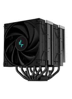 DEEPCOOL DeepCool AK620 ZERO Dark All Black Edition CPU Cooler 500-1850 RPM Fan Speed 68 99 CFM Airflow Fluid Dynamic Bearing 260W Power LGA2066/2011-v3/2011/AM5/AM4 Black R-AK620-BKNNMT-G-1  - Image 3