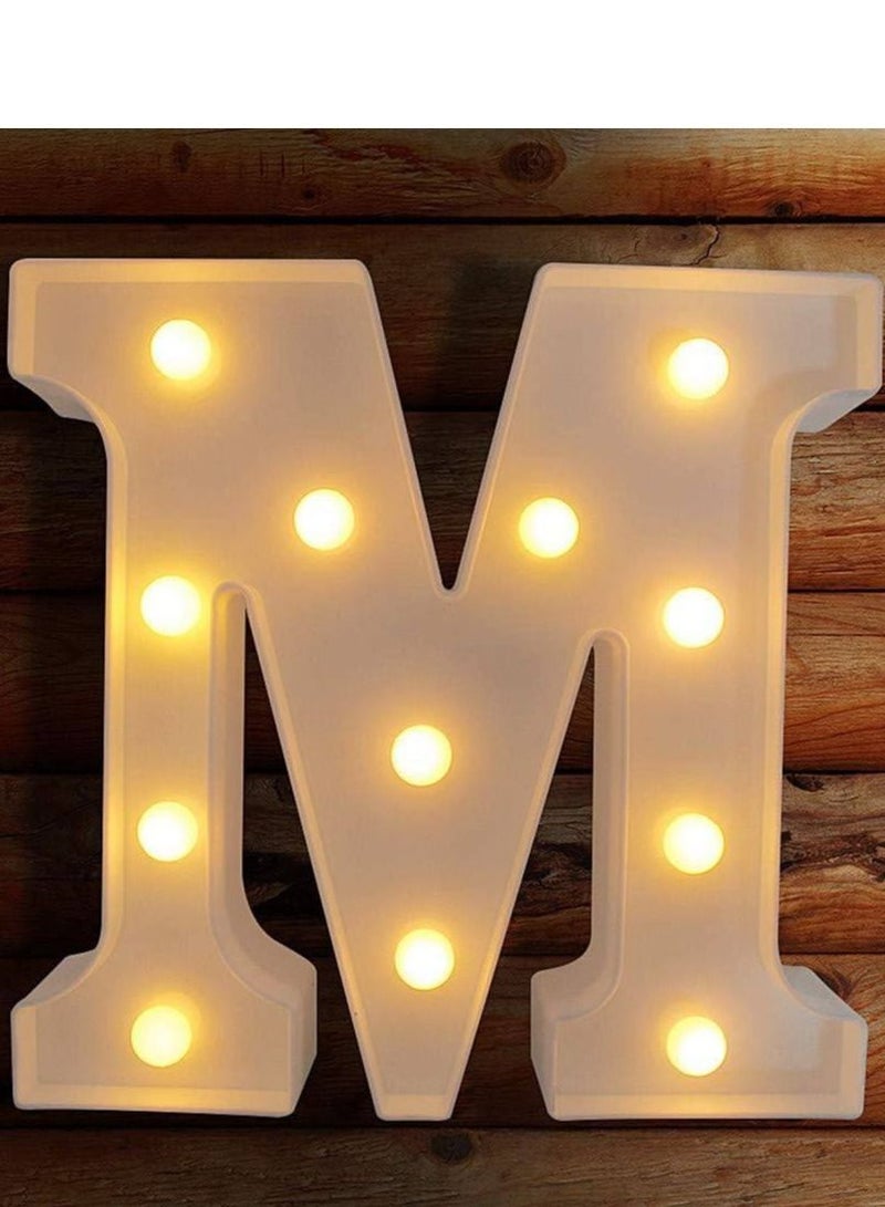 فيتاشيلي أضواء الحروف الأبجدية LED تضيء الحروف البلاستيكية المعلقة م - Image 1