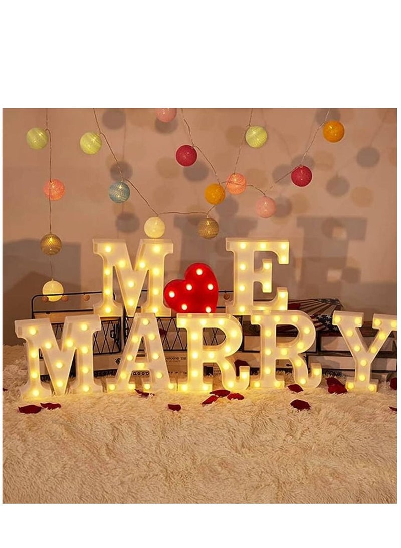 فيتاشيلي أضواء الحروف الأبجدية LED تضيء الحروف البلاستيكية المعلقة م - Image 3