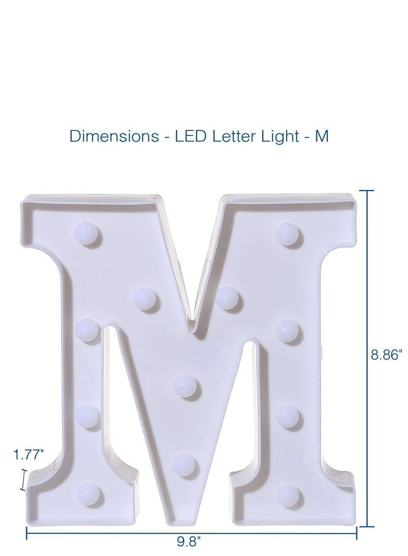 فيتاشيلي أضواء الحروف الأبجدية LED تضيء الحروف البلاستيكية المعلقة م - Image 4