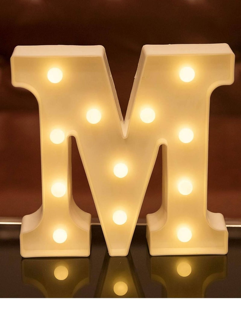 فيتاشيلي أضواء الحروف الأبجدية LED تضيء الحروف البلاستيكية المعلقة م - Image 2
