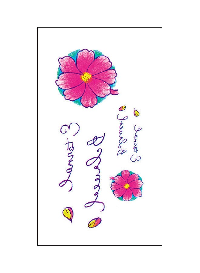 NIBEMINENT Waterproof Fashionable Temporary Tattoo Sticker Multicolour - Image 1