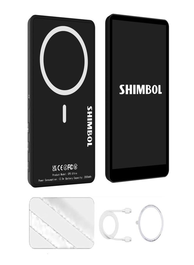 Shimbol Vlog Selfie Monitor Screen for iPhone with 5" FHD Touch-Control,CP5 Ultra Magnetic Back Camera Monitor Supports Reverse Control,50m Range 0.04s Latency,4H Runtime,Compatible with Android/iOS - Image 1