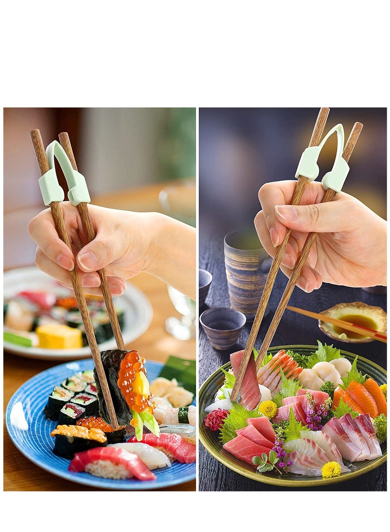 KASTWAVE Cooking Chopsticks, Wooden Noodles Kitchen Chopsticks for Hot Pot, Frying, Cooking, Noodle, Extra Long Traditional Chinese Wooden Chopsticks Brown  - Image 2