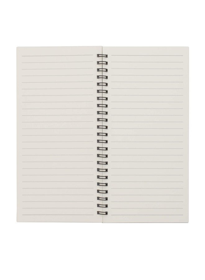 TWONE 3 Packs Soft Cover Notebook with Lined Paper Brown Spiral Notebooks with 100 Ruled Pages 50 Sheets Memo Notepads for Home School Travel, 8.25 x 5.55 inch - Image 2