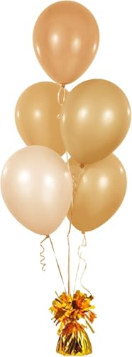 Chochkees Gold Metallic Balloon Weights 6Pack Birthday Party Favors Novelty and Gag Gifts 55 Inches - Image 5