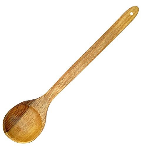 PEBBLECRAFTS Handmade Wooden Cooking Spoons and Serving Spoon Set, Non Stick Kitchen Utensil Spatula (Set of 8, Yellow, Natural ). - Image 5