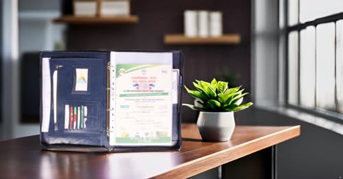 Sukeshcraft Pu Multiuse 30 File Sleeve for Documents, Certificates, Fixed Deposit Receipt, Portfolio Legal Size Documents Holder for Sports, Office, Home, School - Image 3