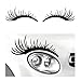 Wevdn 2 PCS Car Headlight Eyelash Decal Waterproof Vehicle Body Eyelashes Stickers Bumper Window Decal Universal Exterior Decoration Stickers for SUV Truck Car Accessories Black - Image 2