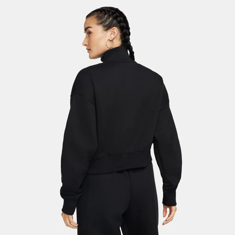 Nike Women's Sportswear Phoenix Fleece 1/2-Zip Cropped Sweatshirt