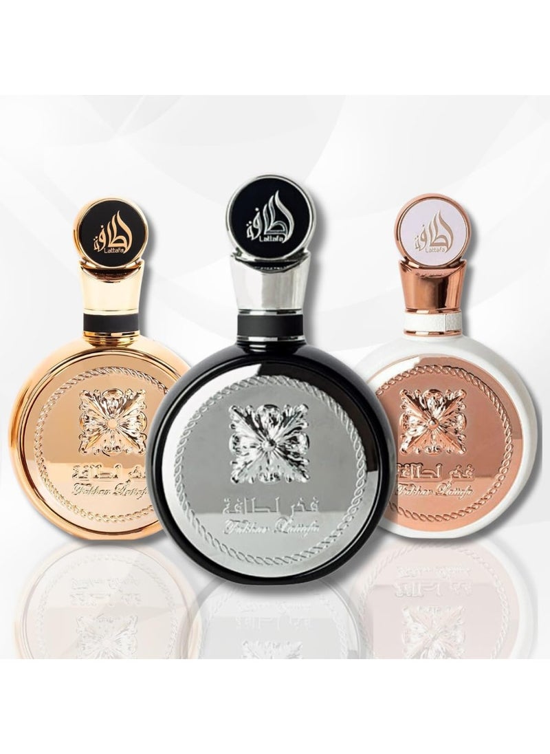 لطافة لطافة للعطور - فخار جولد إكستريت، فخار للرجال و فخار للنساء - عطر 100 مل (3.4 أونصة) (مجموعة فاخرة)  - Image 1