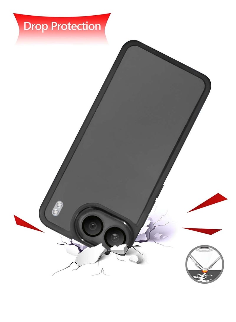 Wtech OnePlus Nord 4 5G 2024 Soft Transparent TPU Silicone Ultra Thin Phone Stylish Electroplated Camera Border Back Case Cover - Black - Image 3