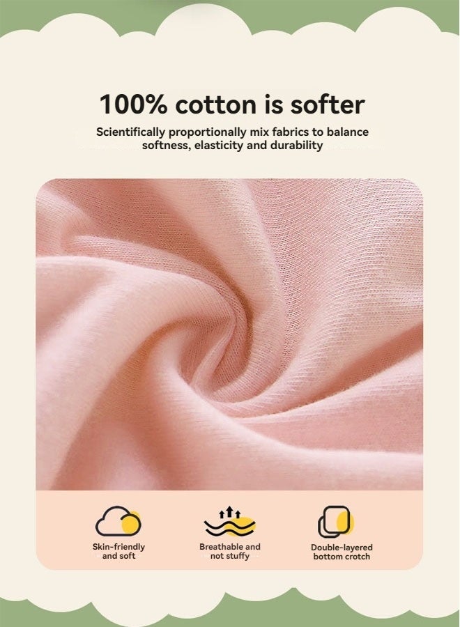 بيوينتي 4 قطعة طفل جنس واحد بنطلون داخلي قطن طفل صغير فتيات ملابس داخلية وعاء 6 أشهر-3 سنوات - Image 2