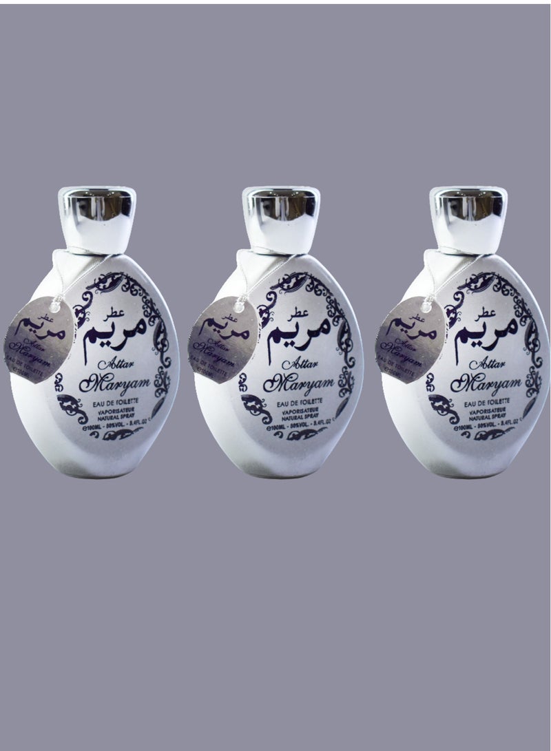 MARYAM 3 Pieces Maryam EDT 100Ml