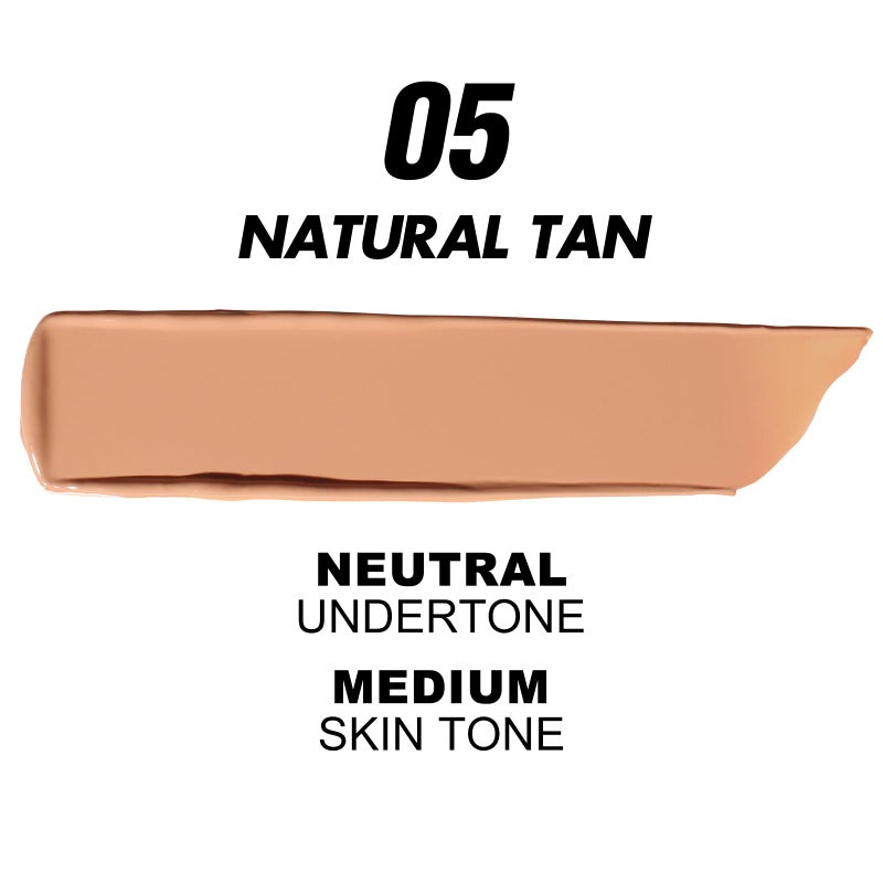FOCALLURE 2 Pcs Liquid Foundation, Skin Evolution Foundation + Concealer, Full Coverage Foundation Makeup, Durable, Waterproof, Oil-Control, Hides Wrinkles & Lines, Natural Tan - Image 2