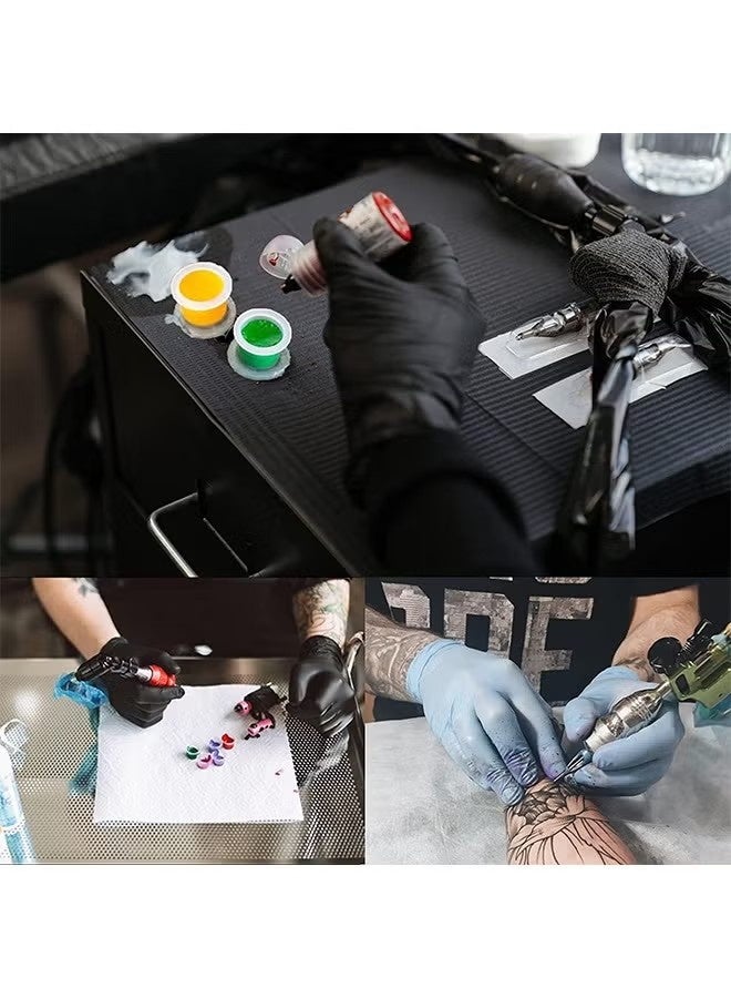 Tattoo Ink Cap, 300pcs Tattoo Ink Cups Pigment Caps Disposable Ink Caps for Tattooing Plastic Tattoo Cups Caps Mixed for Tattoo Supplies - Image 2