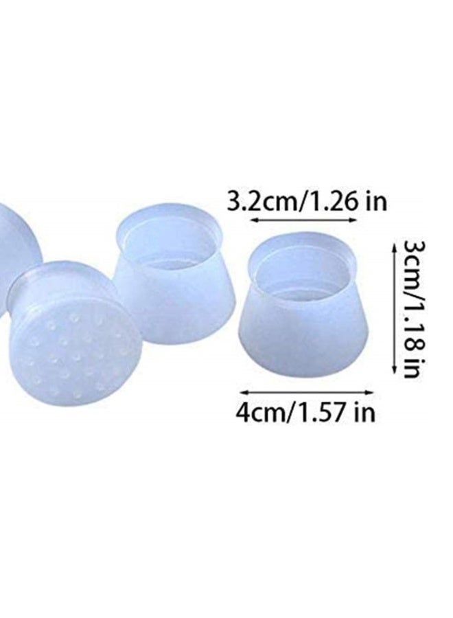 16 Pieces Of Silicone Chair Leg Floor Protection Cover Sofa Chair Table Leg Pad - Image 5