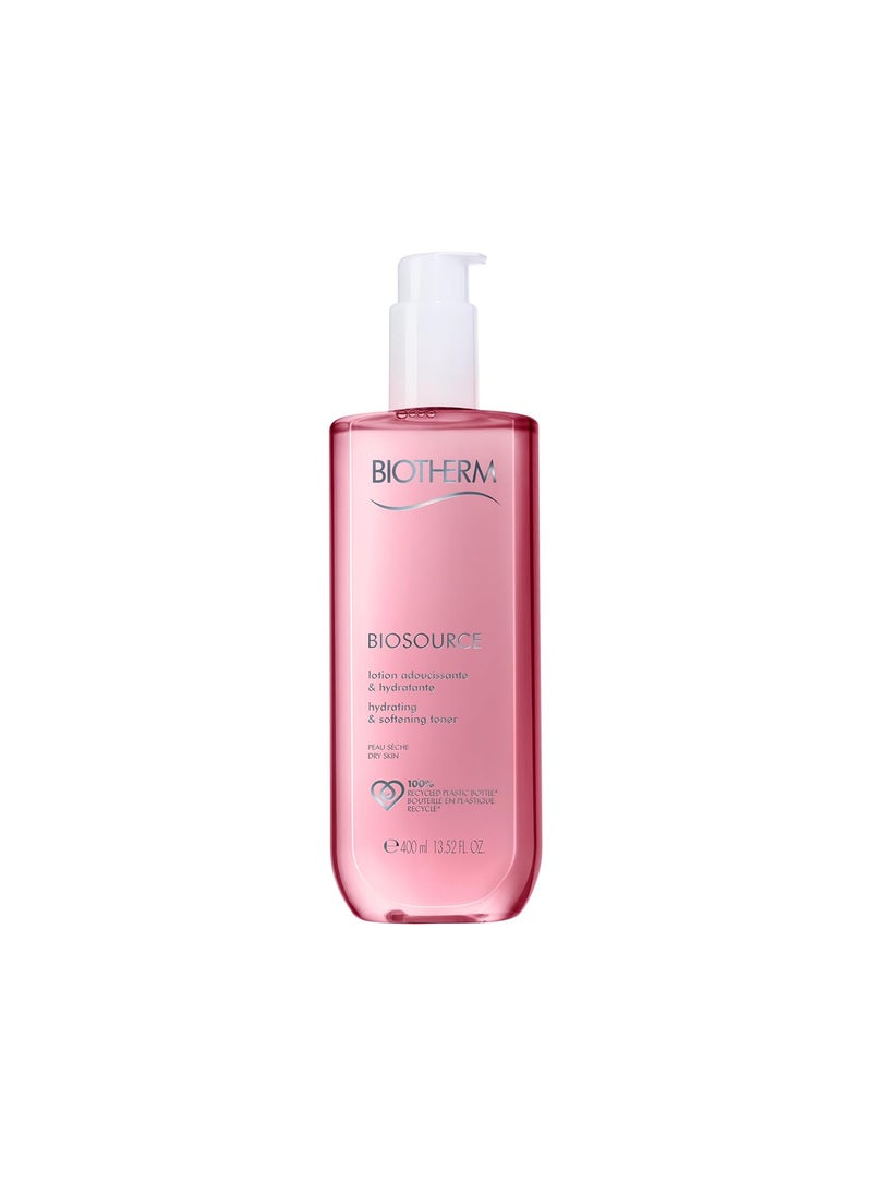 BIOTHERM Biotherm Biosource Hydrating & Softening Toner for Dry Skin with Biotech Plankton, Cleanses, Exfoliates & Softens Dry Skin, Anti-Pollution Toner, 6.76 Fl. Oz. 