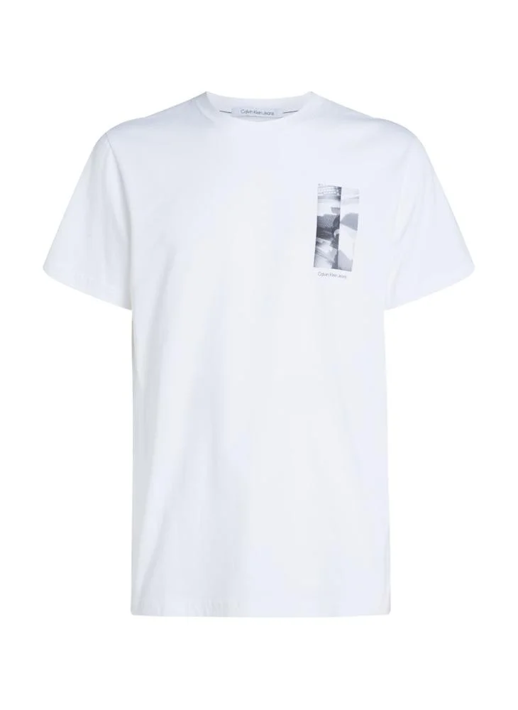 Calvin Klein Jeans City Grid Crew Neck T-Shirt