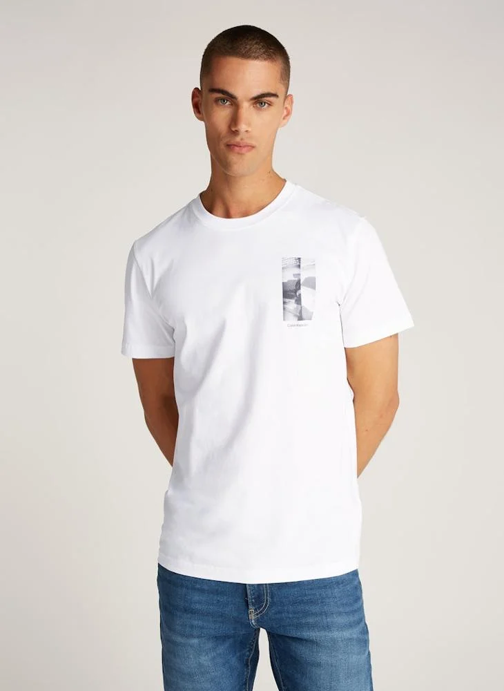 Calvin Klein Jeans City Grid Crew Neck T-Shirt