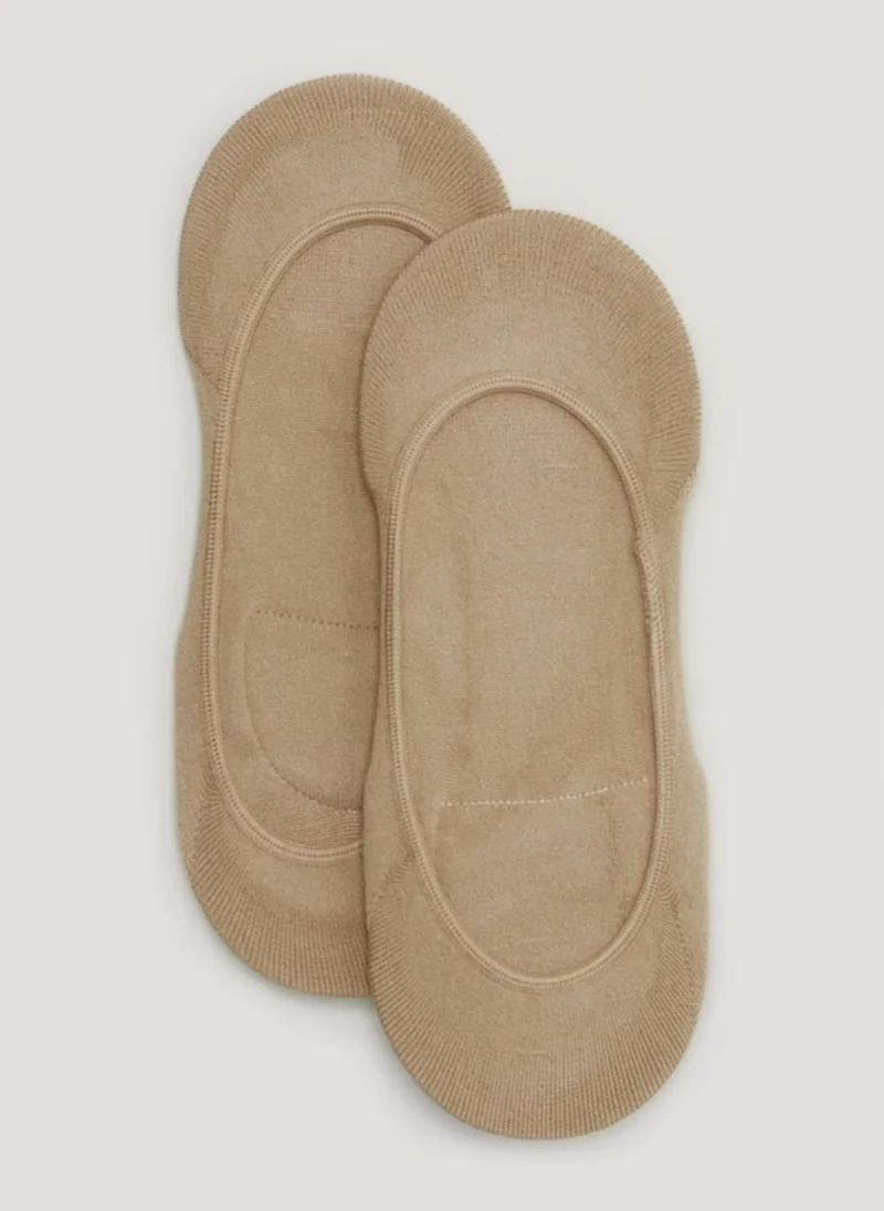 Matalan 2 Pack  Cushioned Footsie Socks
